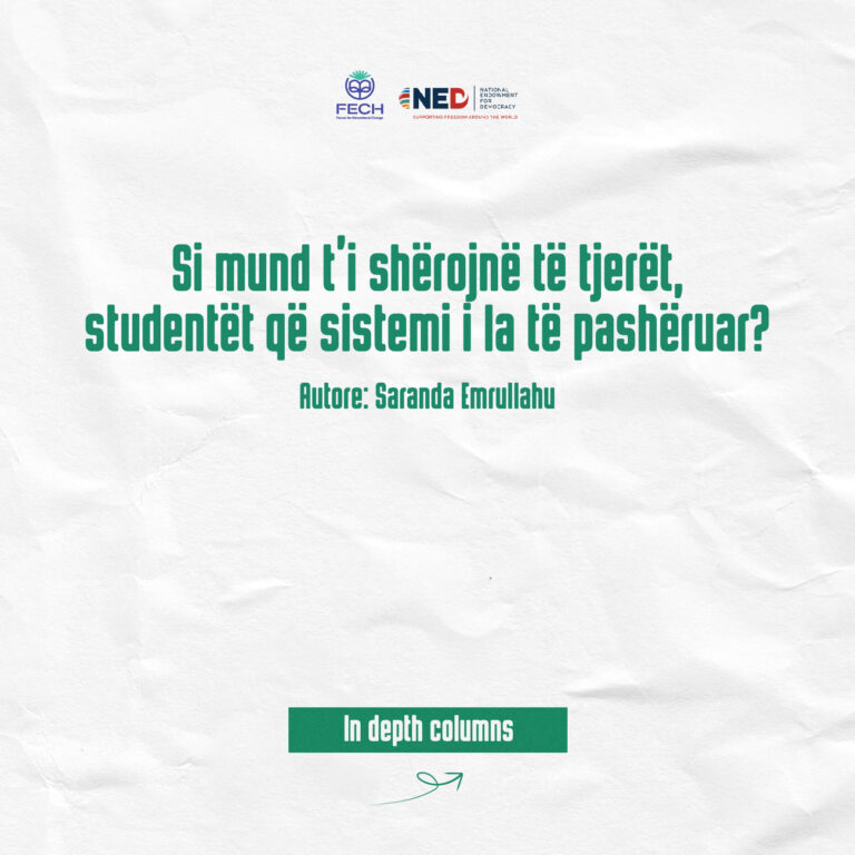 Si mund t’i shërojnë të tjerët, studentët që sistemi i la të pashëruar?